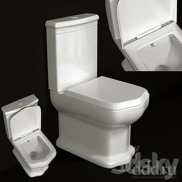 Toilet 3ds Max