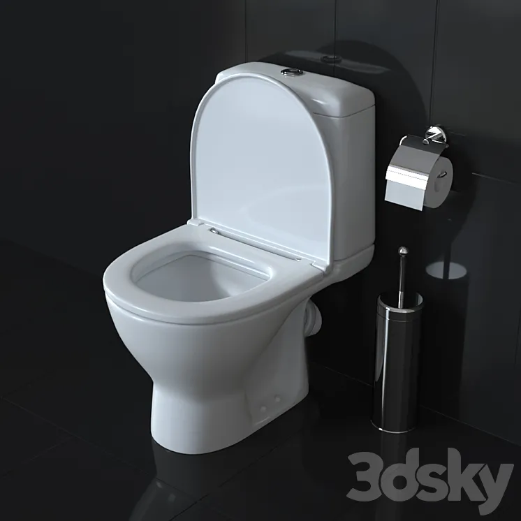 Toilet bowl Smart 3DS Max