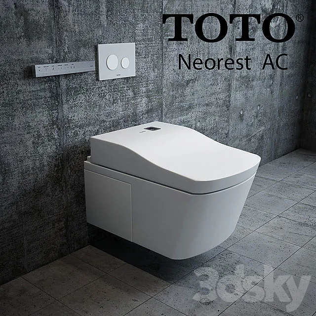 Toilet bowl TOTO Neorest AC 3DSMax File