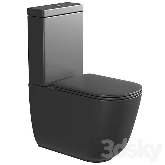 Toilet compact Kerasan Tribeca 3ds Max