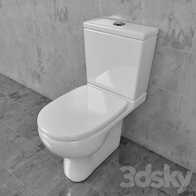 toilet Globus the company Della 3ds Max