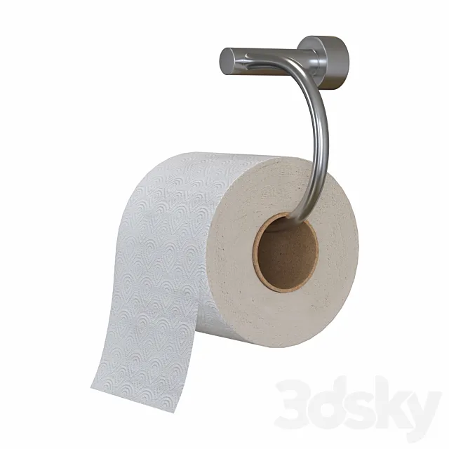 toilet paper 3DS Max Model