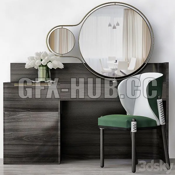 Toilet Table Furniture Consoles 3dsMax Model