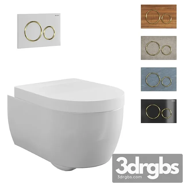 Toilet Wall Mounted Geberit Icon 3dsmax Download