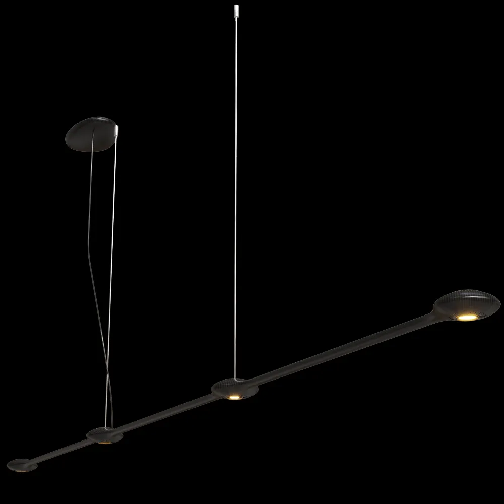 Tokio. – Pendant lamp Carbon custom sizes 3ds Max