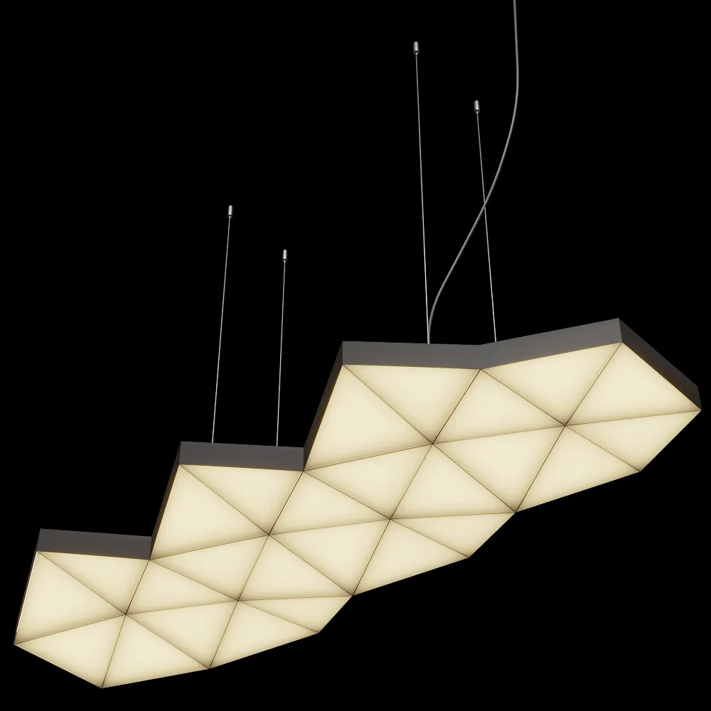 Tokio. – Pendant lamp Tri light 26 3ds Max