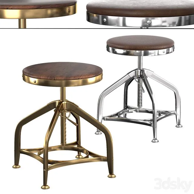 TOLEDO dining stool 3dsMax Model