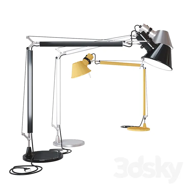 Tolomeo Micro Table 3DS Max Model