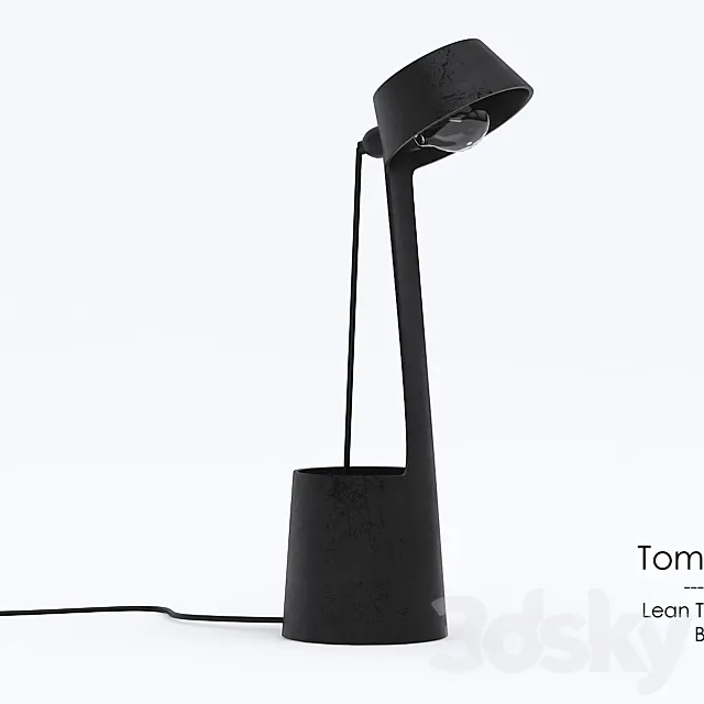 Tom Dixon _ Lean Table Light Black 3DS Max Model