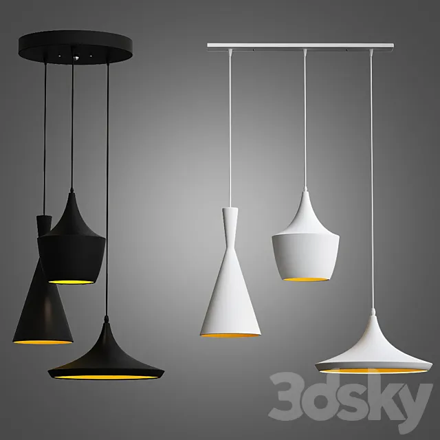 Tom Dixon Beat Light Tall 3DS Max Model