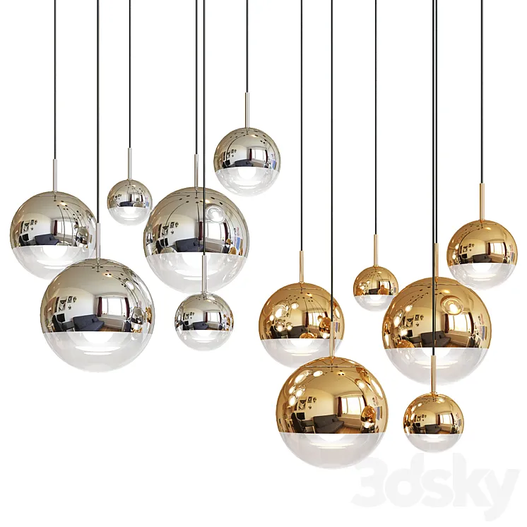 Tom Dixon Classic Glass Ball 3DS Max