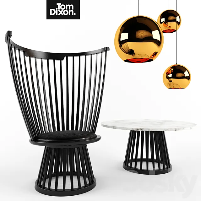 Tom Dixon collection 3ds Max