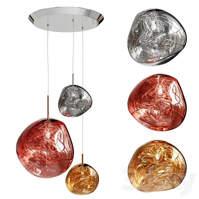 Tom Dixon Melt pendant lamp 3DS Max Model