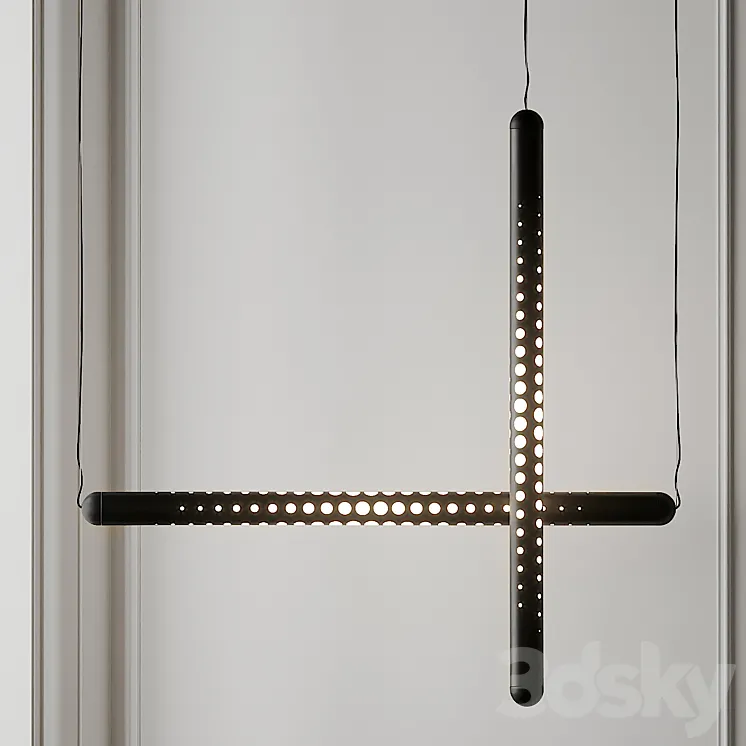 Tom Dixon Tube TD TP01BLKEU Black 3DS Max