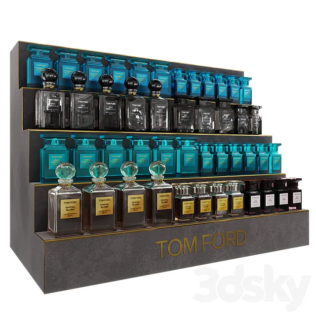 Tom ford parfum set 3 3ds Max