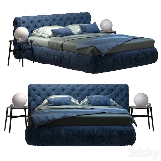 Tomasella Chantal Basso bed 3dsMax Model