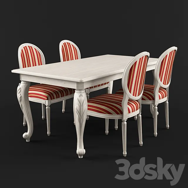 Tomassi Cucine dining group 3DS Max Model