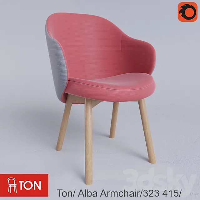 Ton _ Alba Armchair _ 323415 3ds Max