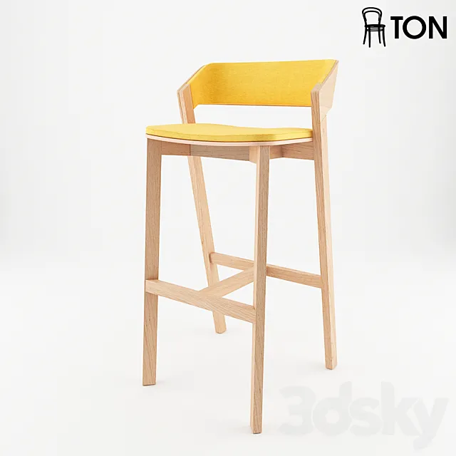 TON Barstool Merano 3DS Max Model