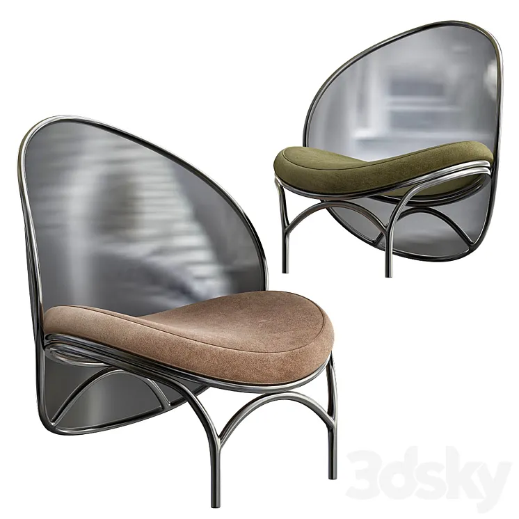TON Lounge Chair Chips 3DS Max