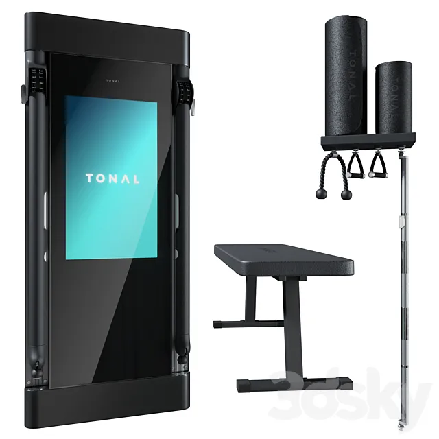 TONAL GYM 3ds Max