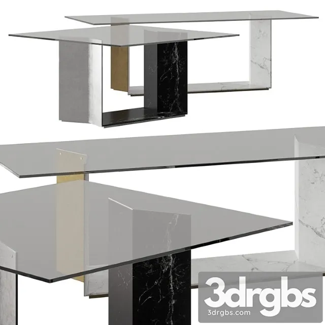 Tonelli design t5 stone dinning tables 2 3dsmax Download