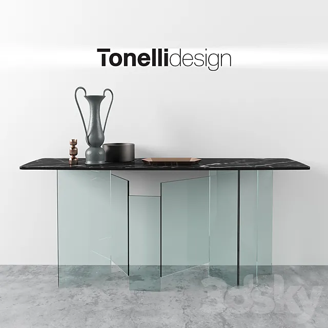 Tonellidesign METROPOLIS | Console table 3DS Max Model