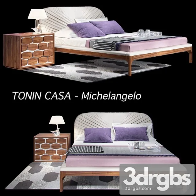 Tonin casa michelangelo bed