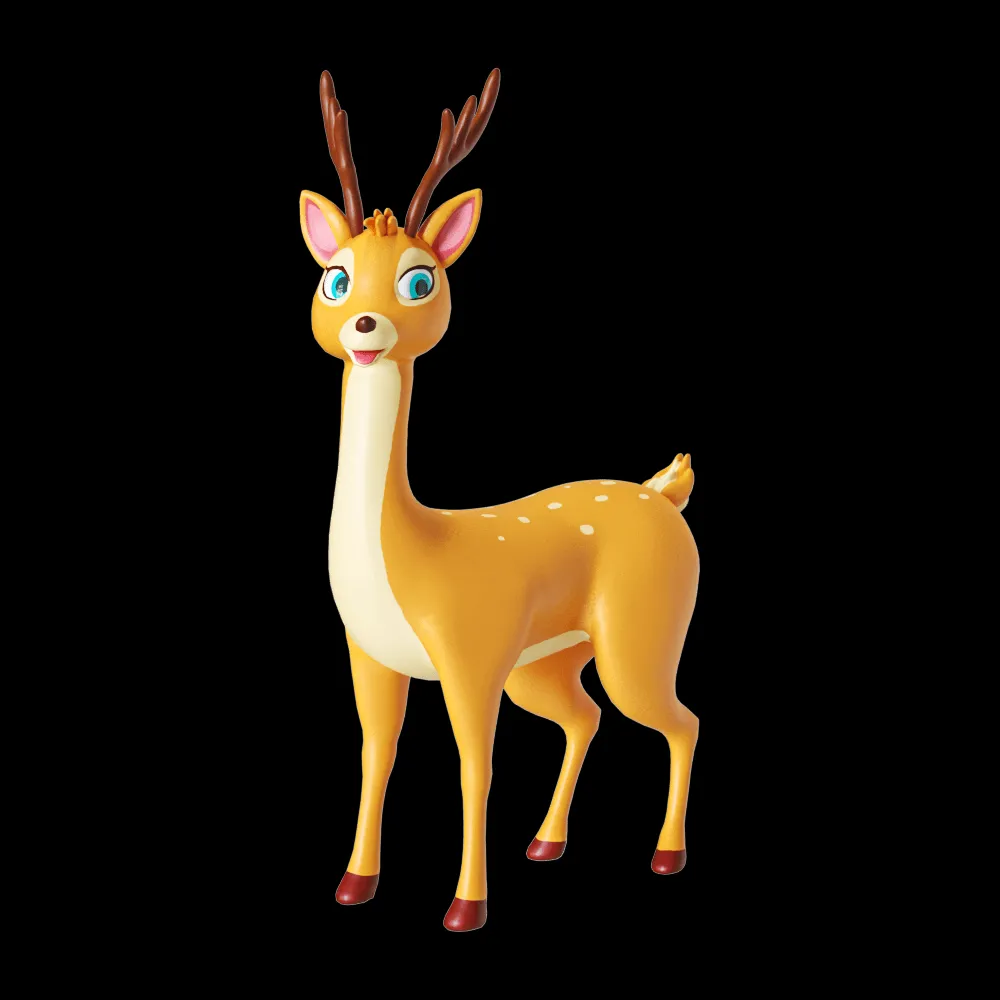 Toon Project – Deer 3ds Max
