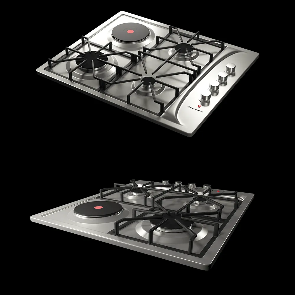 Toon Project – Gas stove 3ds Max