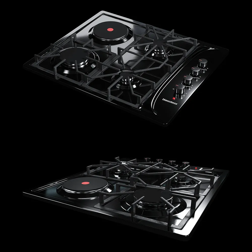 Toon Project – Gas stove Hausberg black 3ds Max