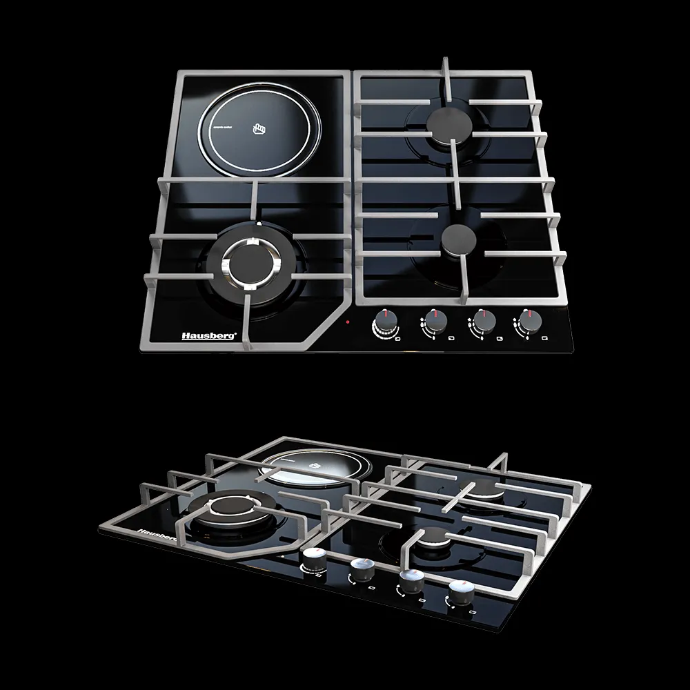 Toon Project – Gas stove Hausberg with 4 burners 3ds Max