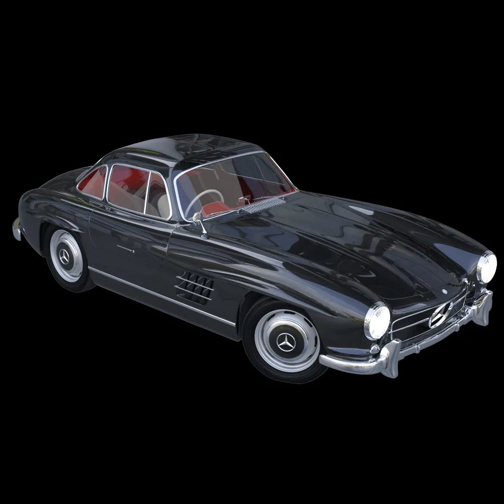 Toon Project – Mercedes Benz W198 3ds Max