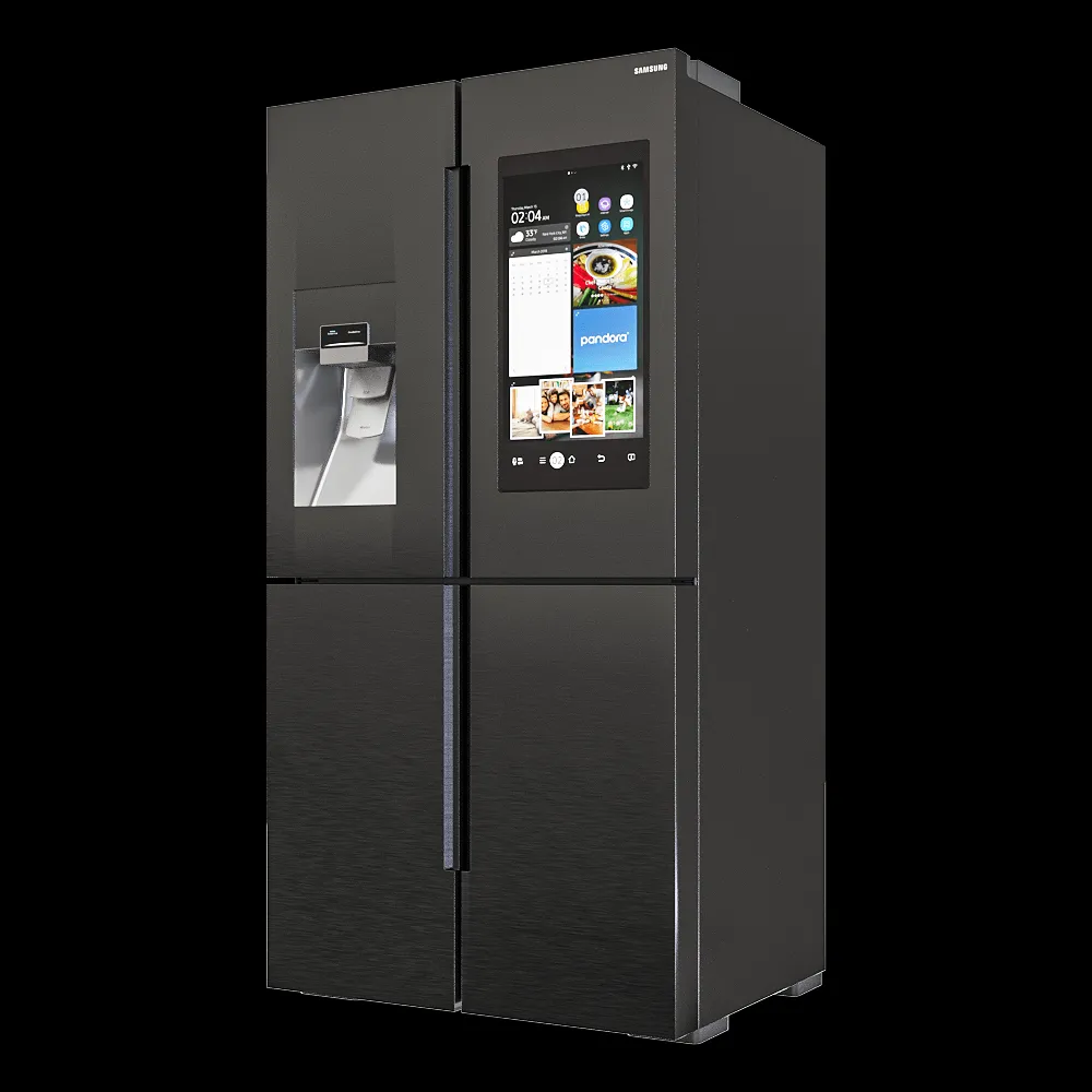 Toon Project – Refrigerator Samsung RF28M9580 3ds Max
