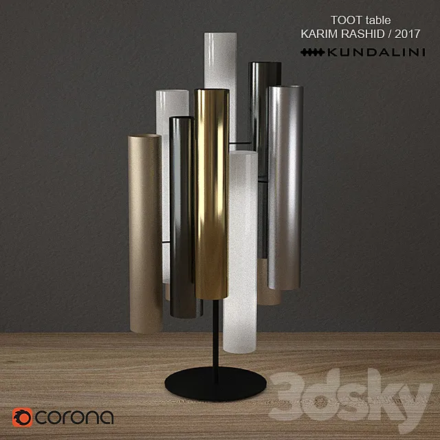 TOOT table Kundalini 3ds Max