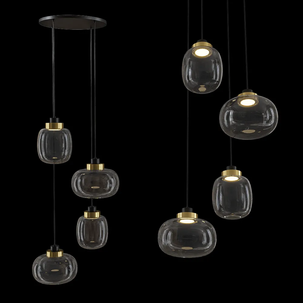 TOOY  – Ceiling lamp Legier 557.14 3ds Max