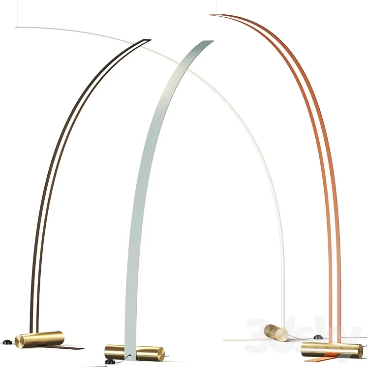 Tooy Nastro Arc Floor Lamps 3DS Max