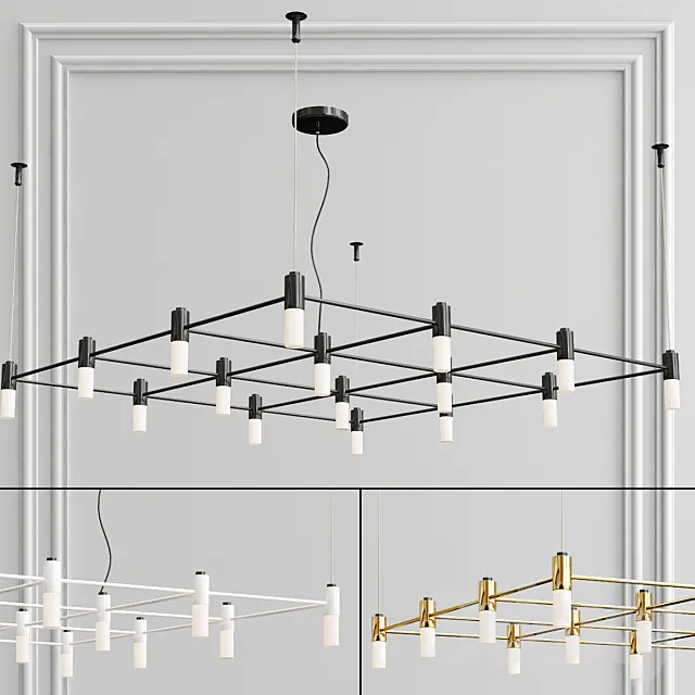 Tooy Quadrante 16 Luci G9 3ds Max