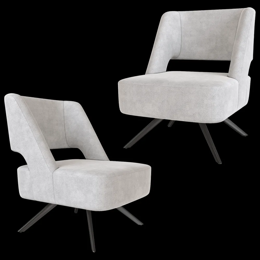 Top concept – Armchair Molly 3ds Max