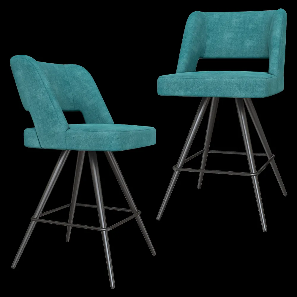 Top concept – Semi-bar chair Molly 3ds Max