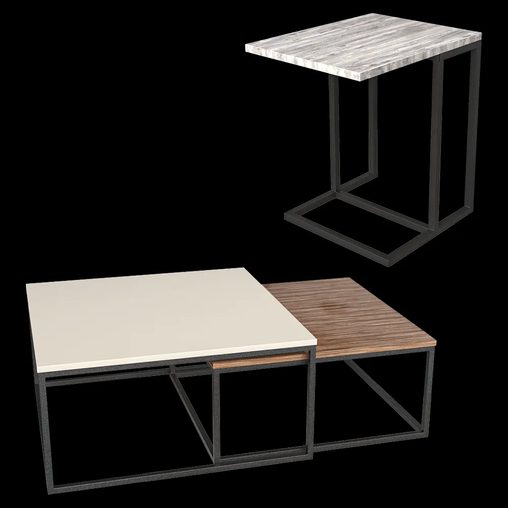 Top concept – Table Loft 3ds Max