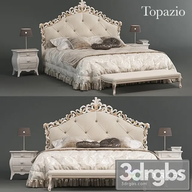 Topazio Luxury Bed 3dsmax Download