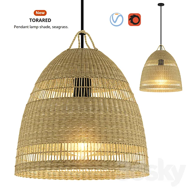 TORARED pendant Lamp shade for IKEA 3ds Max