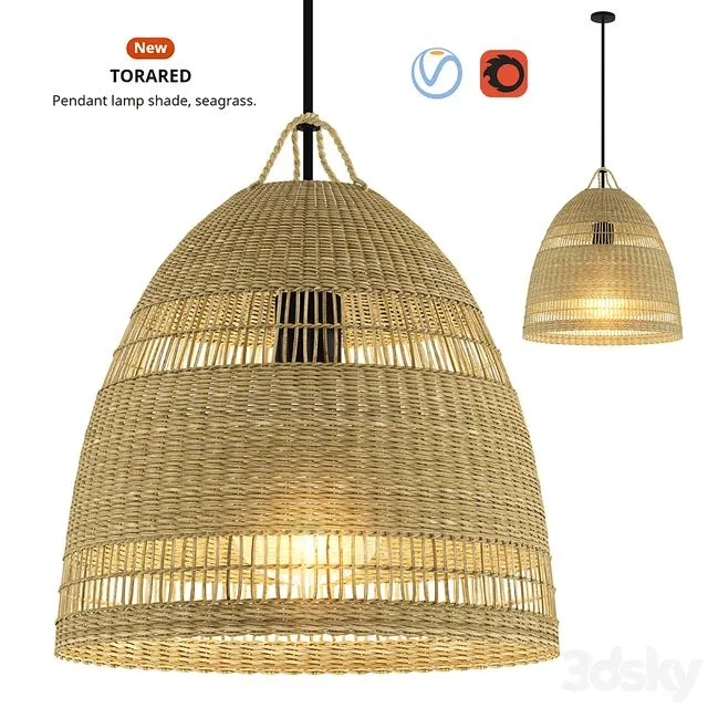 TORARED pendant Lamp shade for IKEA 3dsMax Model
