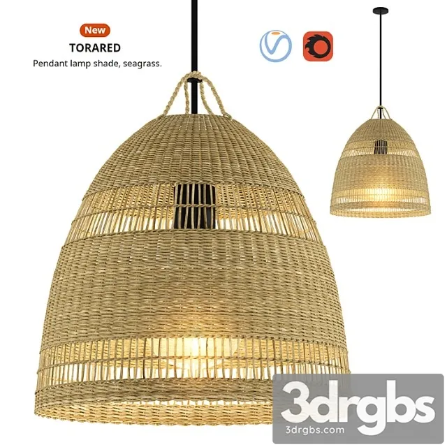 Torared pendant lamp shade for ikea