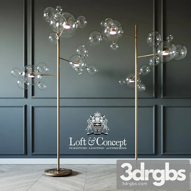 Torcher giopato & coombes bolle bls 14 floor lamp 3dsmax Download