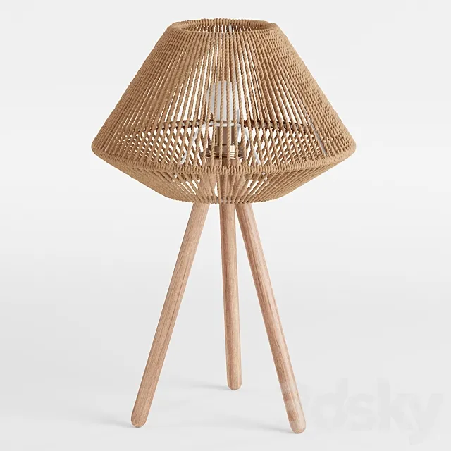 Tori boho table lamp 3ds Max