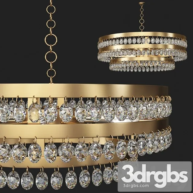 Tori tiered crystal chandelier 3dsmax Download