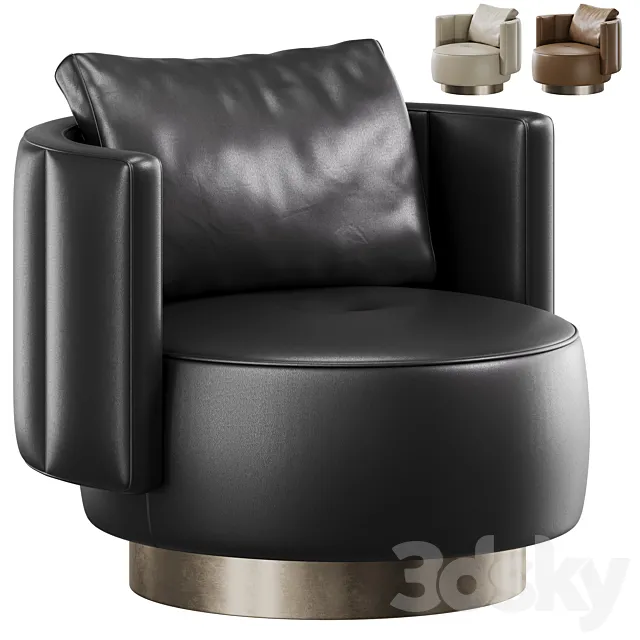 Torii Bold Armchair by Minotti 3dsMax Model