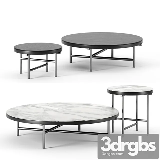 Torii coffee tables by minotti set 2